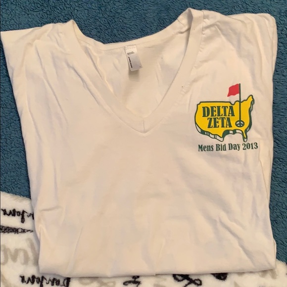 Delta Zeta American Apparel Bid Day Tshirt, Small - Picture 1 of 2
